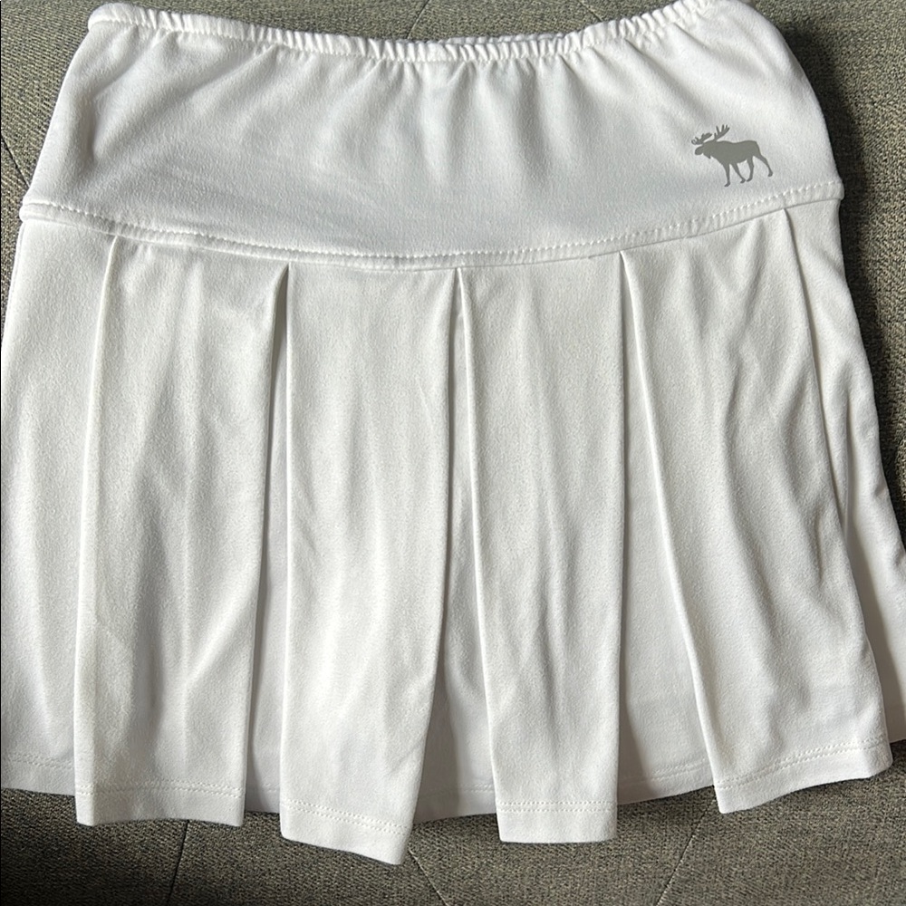 Abercrombie kids White Pleated Skirt